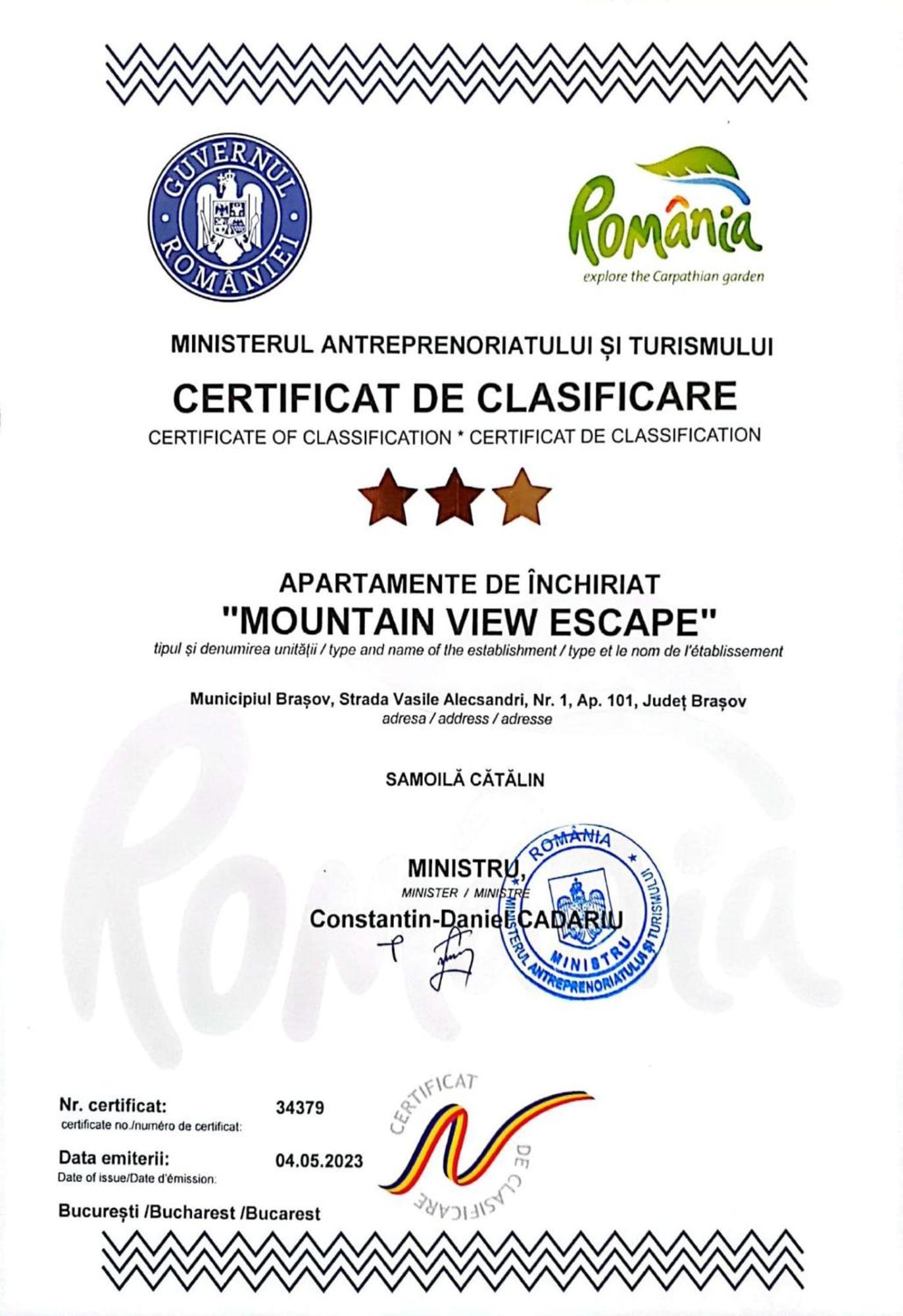 Apartament Mountain View Escape